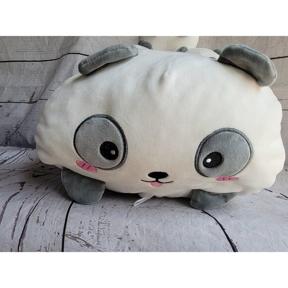 Panda Bear Mommy & 3 Babies 14in Plush Zippered Pouch Cubs Pillow PJ Keeper - Picture 2 of 13